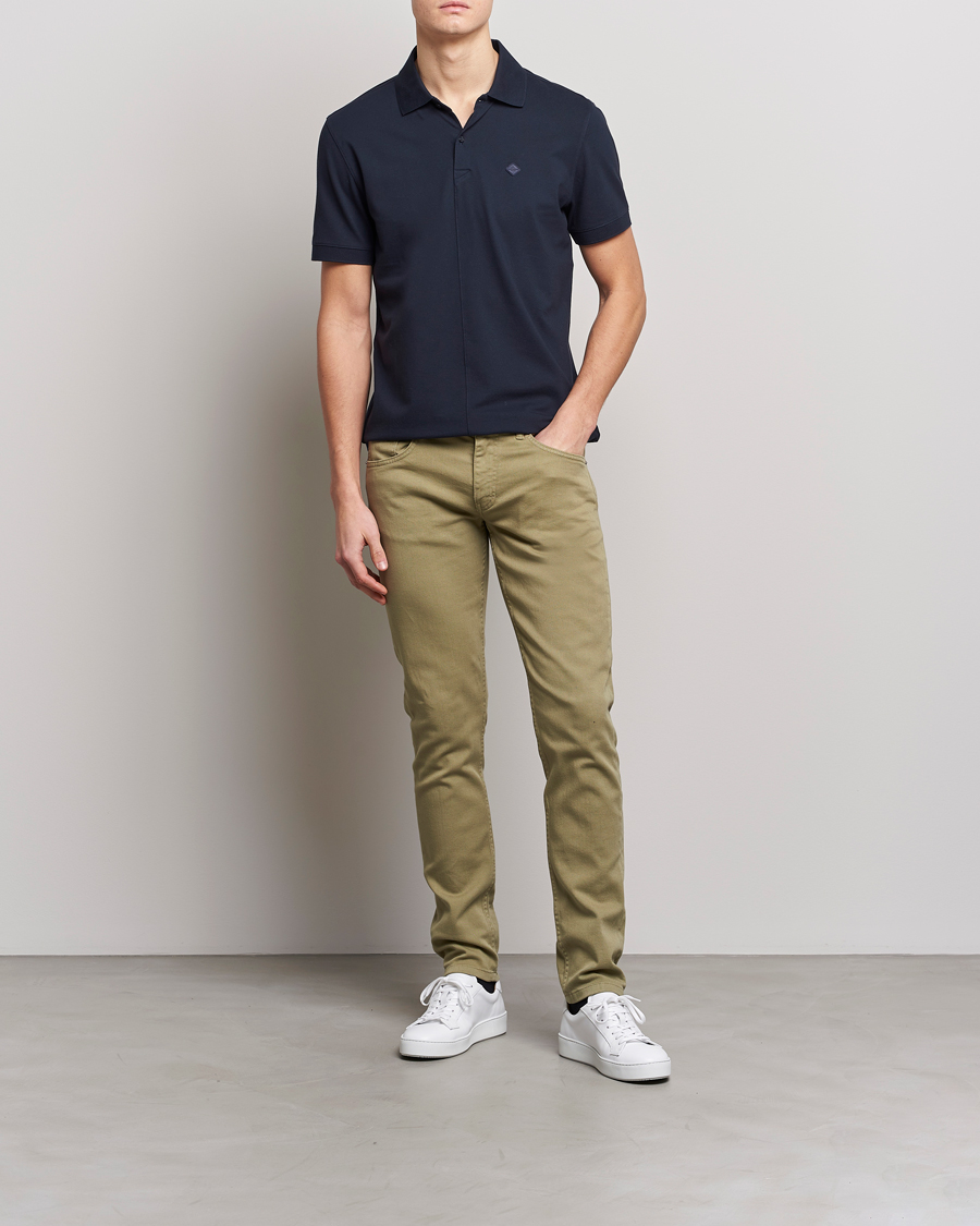 Hombres | Polos | J.Lindeberg | Rubi Slim Fit Polo Navy