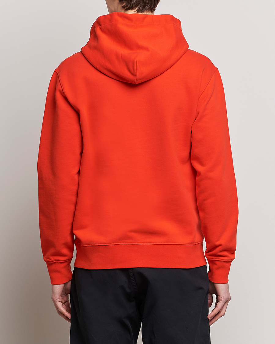 Hombres | Jerséis y prendas de punto | J.Lindeberg | Chip Cotton Hoodie Fiery Red