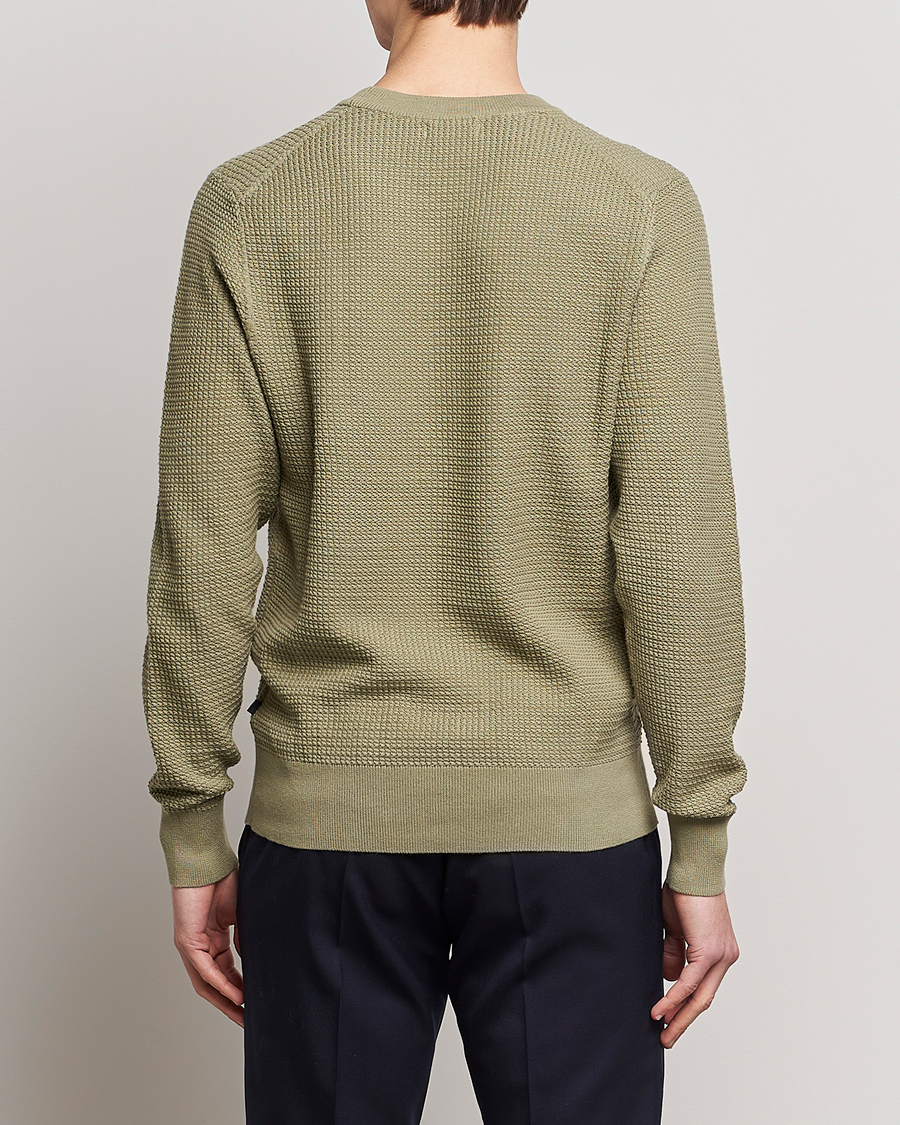 Hombres | Jerséis y prendas de punto | J.Lindeberg | Arthur Structure Organic Cotton Crew Neck Aloe