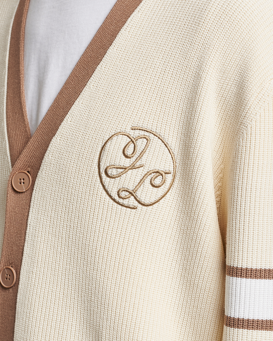 Hombres | Jerséis y prendas de punto | J.Lindeberg | Gerard Jacquard Cardigan Turtledove