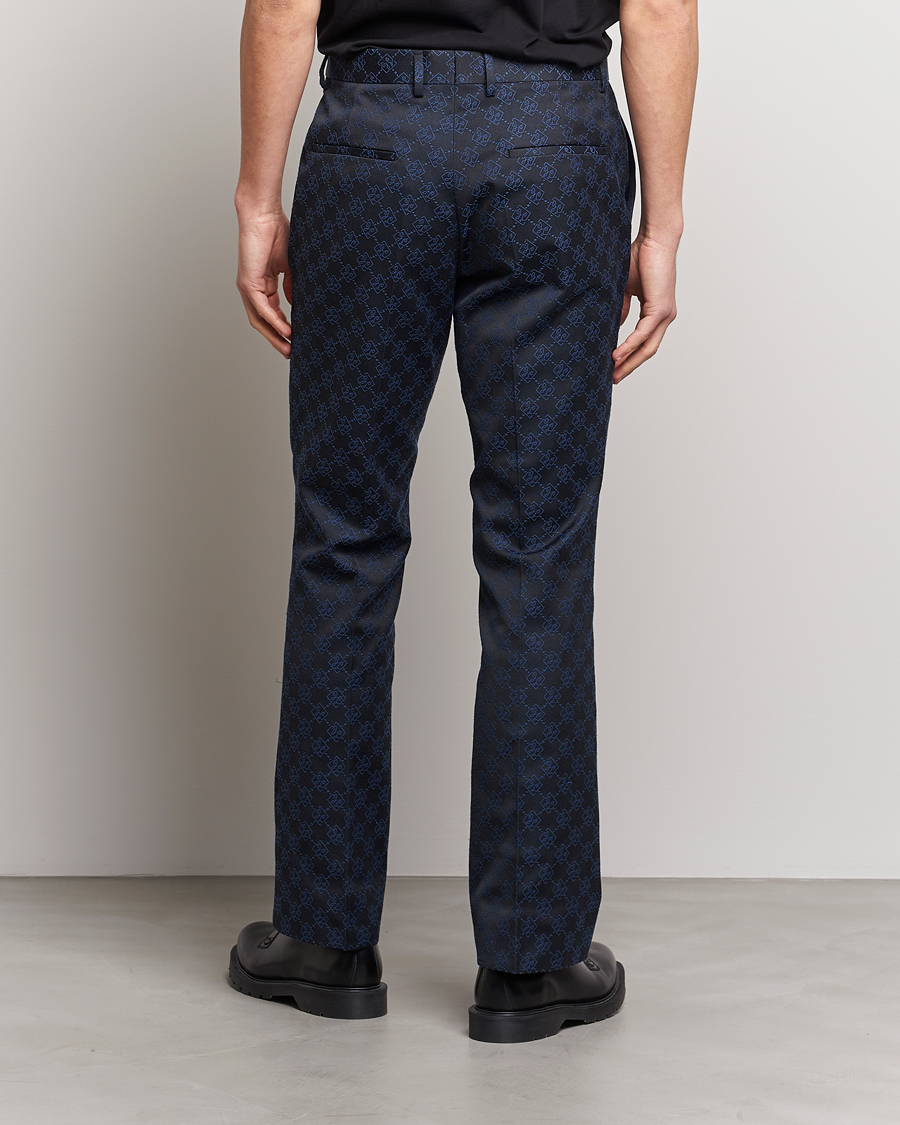 Hombres | Pantalones | J.Lindeberg | Gomor JL Jacquard Trousers Navy