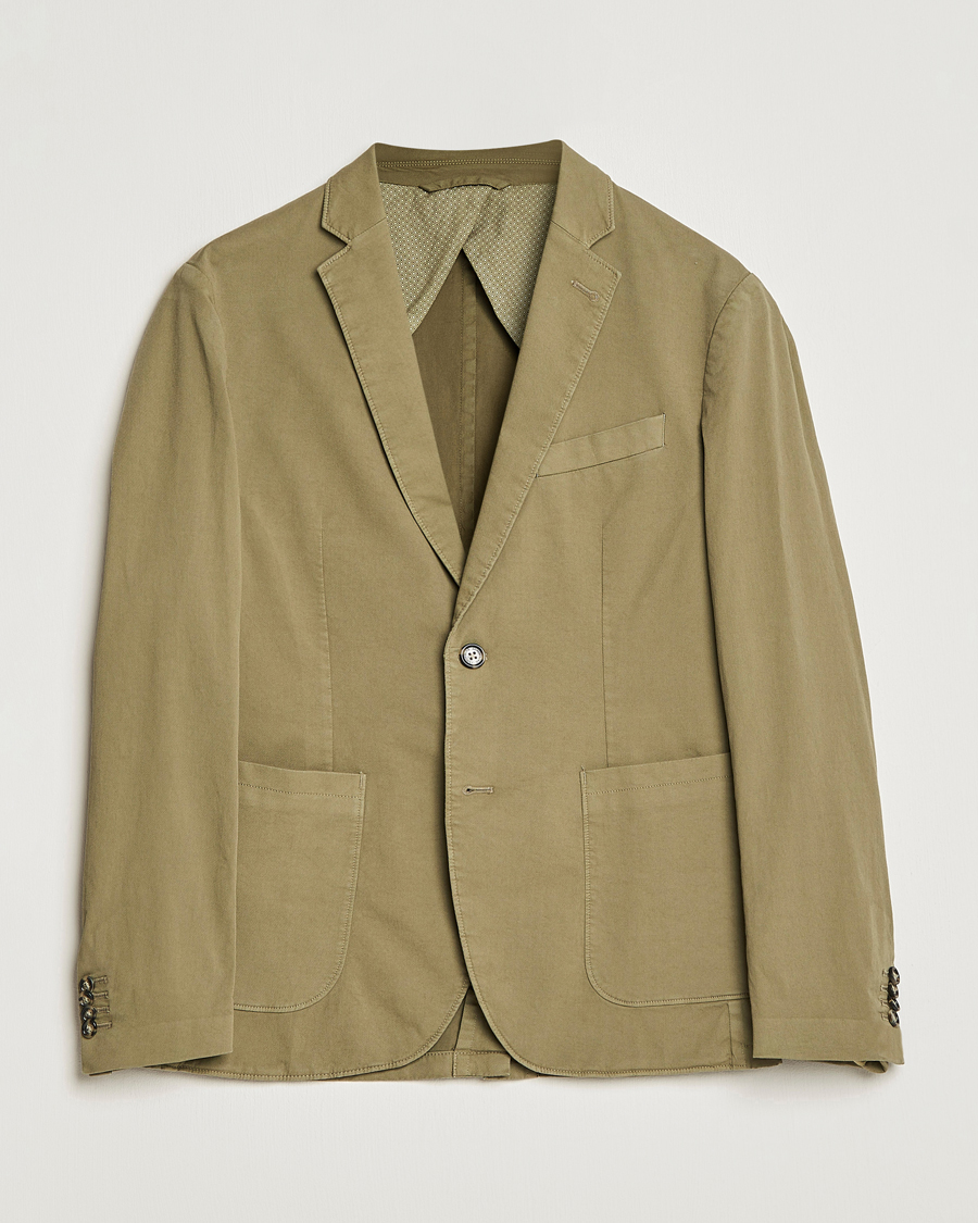 Hombres | Blazers | J.Lindeberg | Hopper Cotton Garment Dye Blazer Aloe
