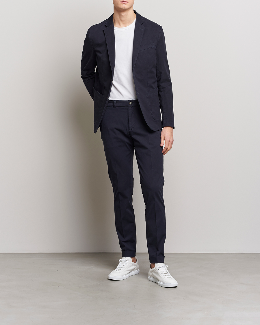 Hombres | Pantalones | J.Lindeberg | Grant Cotton Garment Dye Pants Navy