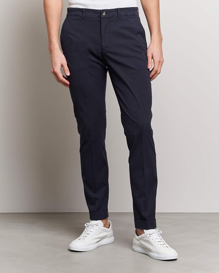 Hombres | Pantalones | J.Lindeberg | Grant Cotton Garment Dye Pants Navy
