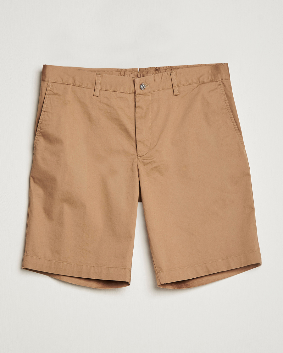 Hombres | Pantalones cortos | J.Lindeberg | Nathan Super Satin Shorts Tiger Brown