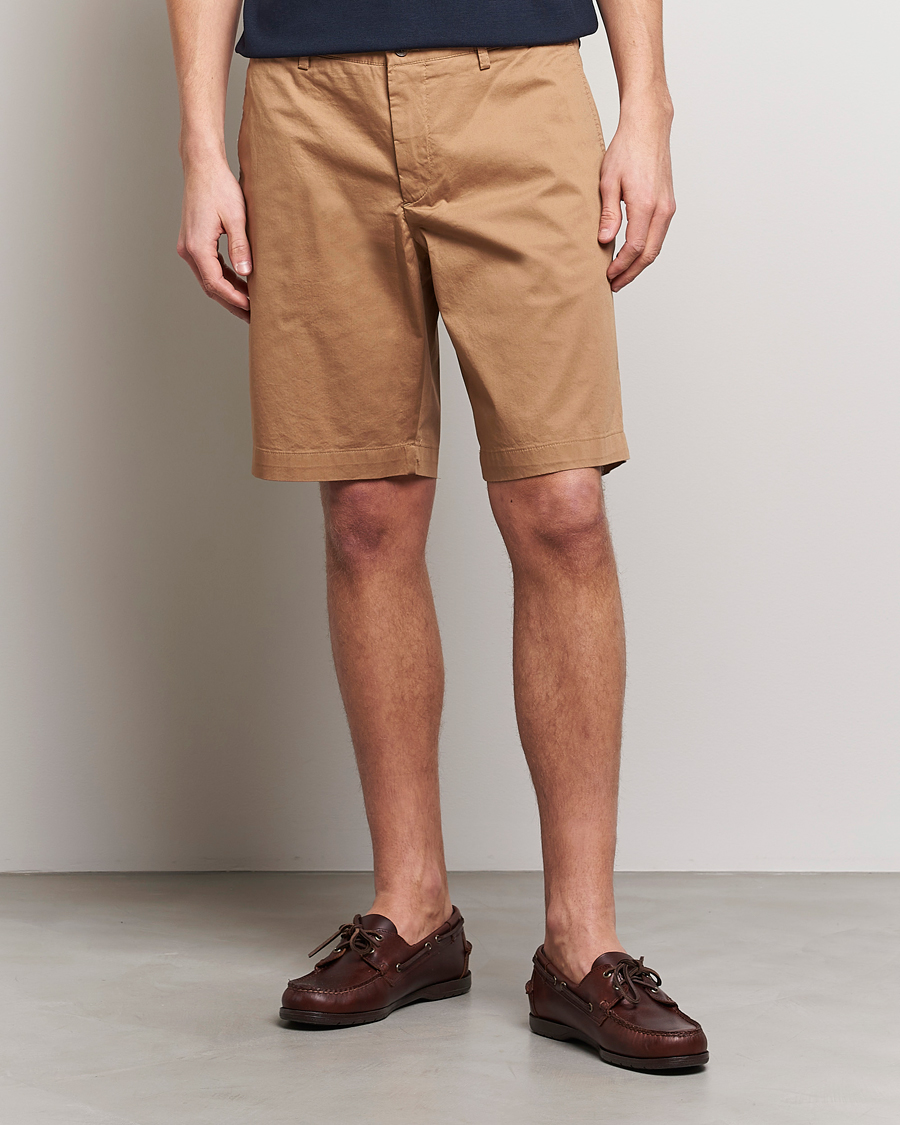 Hombres | Pantalones cortos | J.Lindeberg | Nathan Super Satin Shorts Tiger Brown