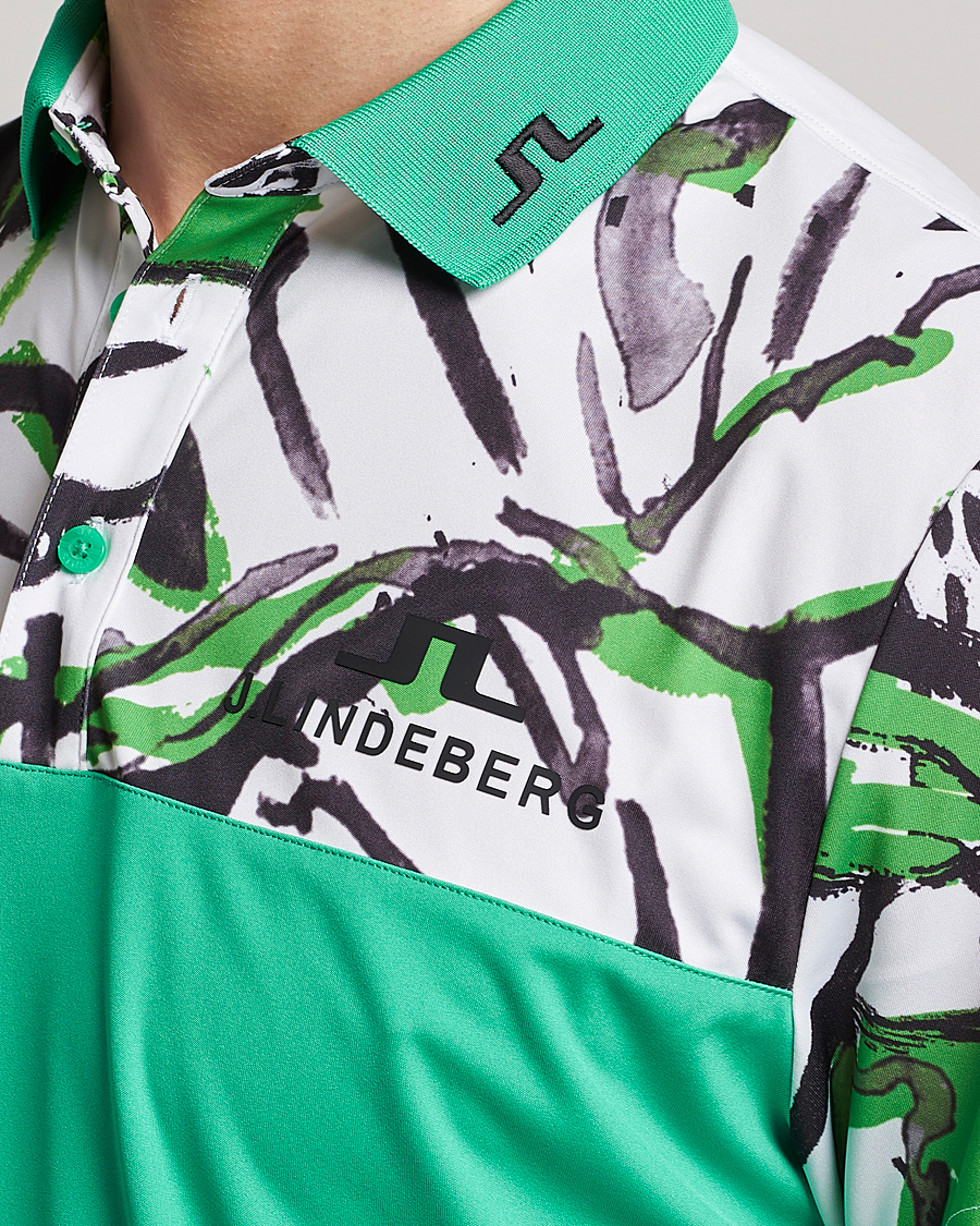 Hombres | Polos | J.Lindeberg | Jeff Masters TX Jersey Polo White