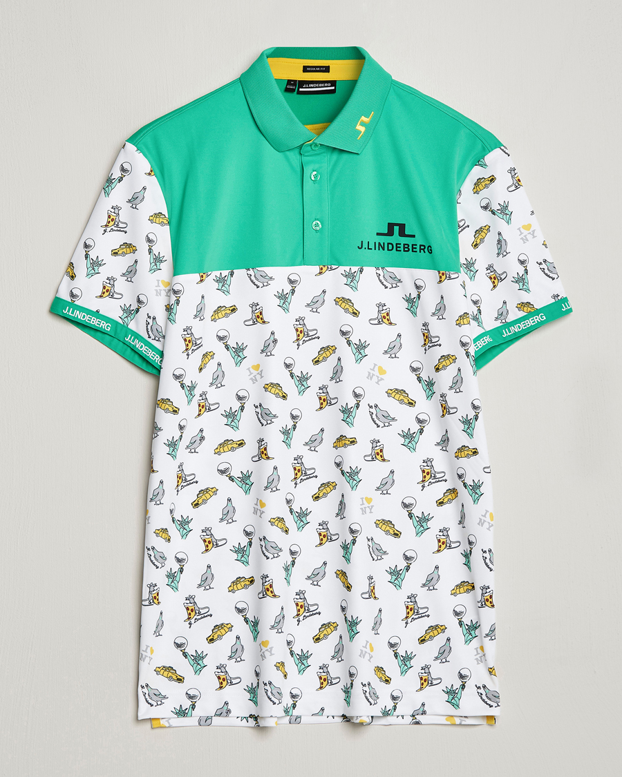 Hombres | Polos | J.Lindeberg | Jeff PGA TX Jersey Polo White