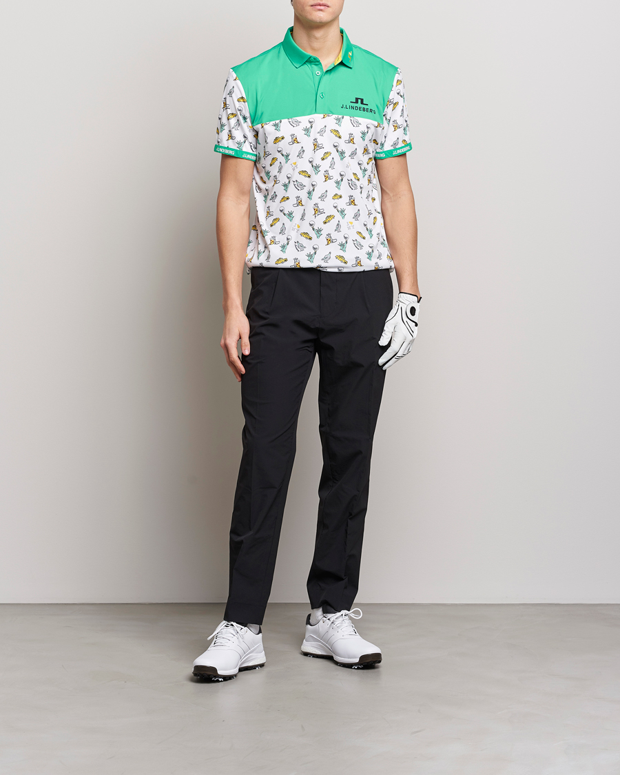 Hombres | Polos | J.Lindeberg | Jeff PGA TX Jersey Polo White