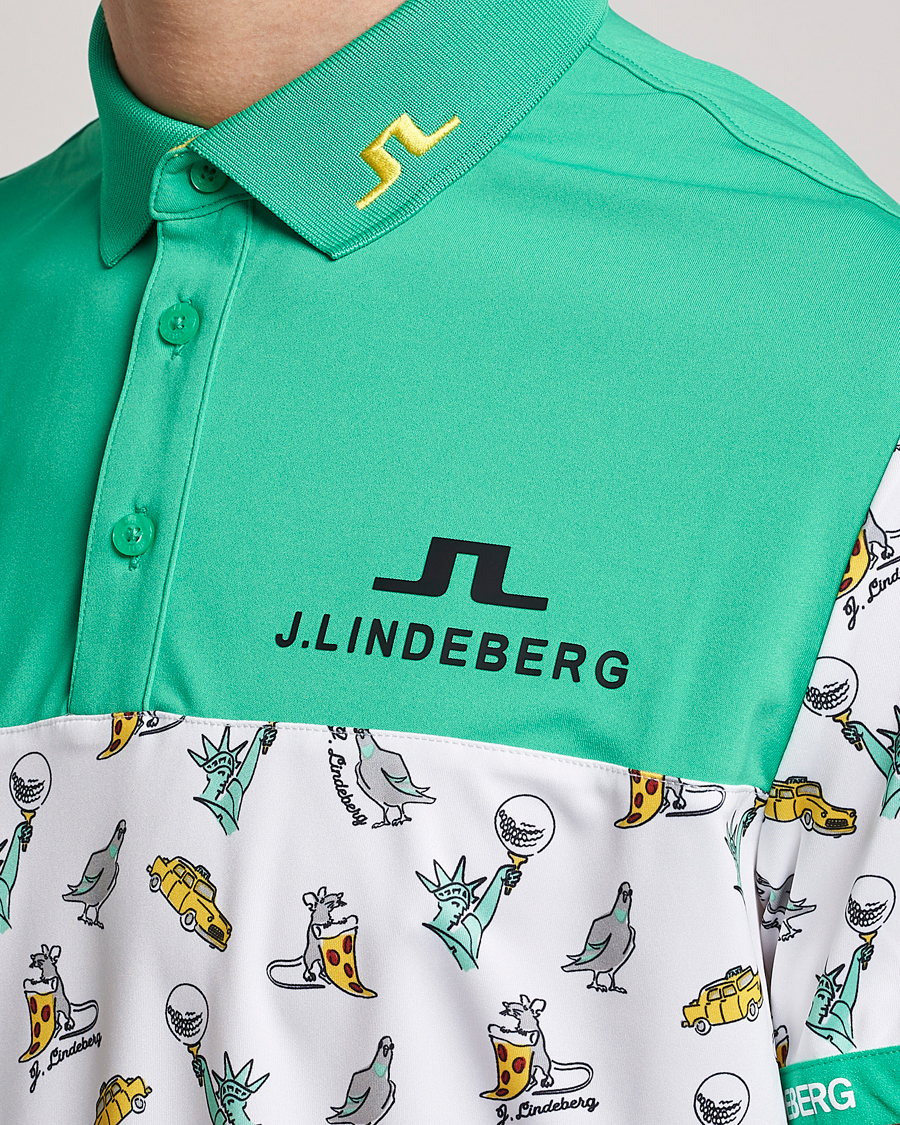 Hombres | Polos | J.Lindeberg | Jeff PGA TX Jersey Polo White