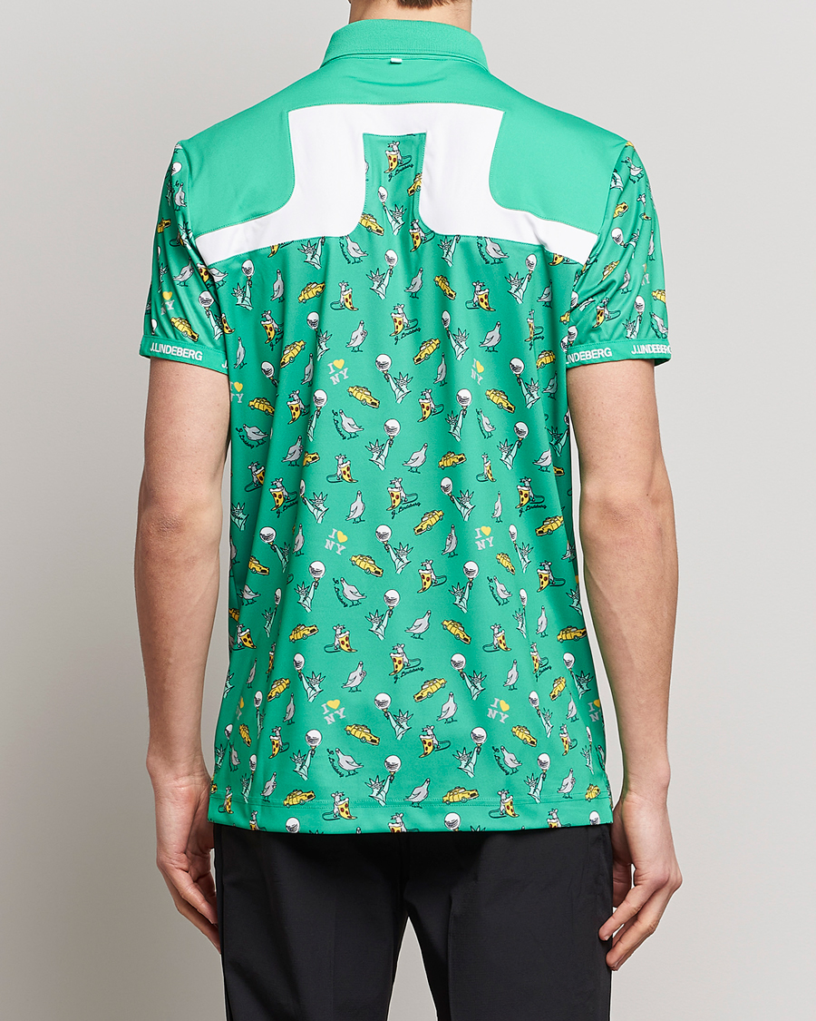 Hombres | Polos | J.Lindeberg | Jeff PGA TX Jersey Polo Blarney Green