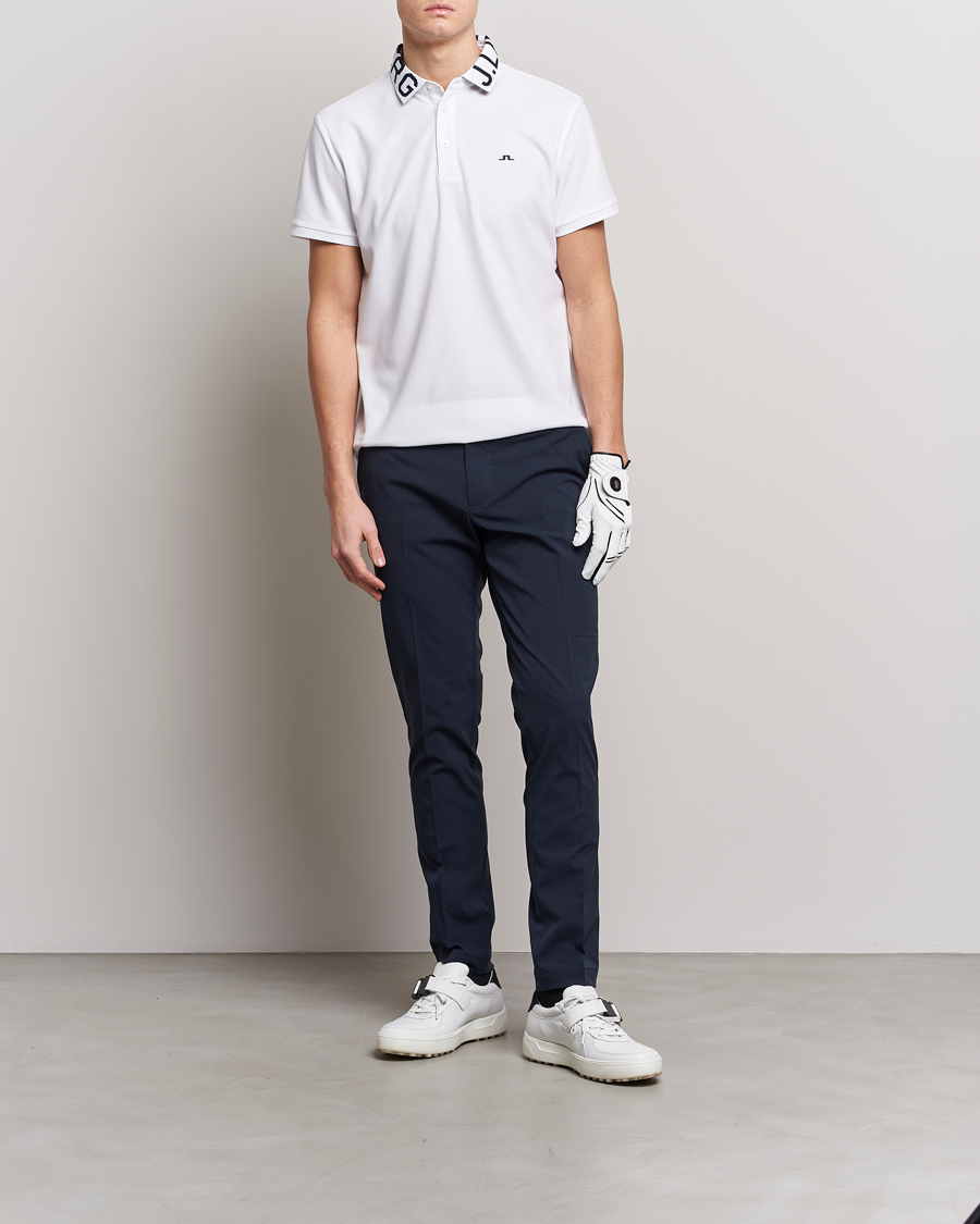 Hombres | Polos | J.Lindeberg | Gus Regular Polo White