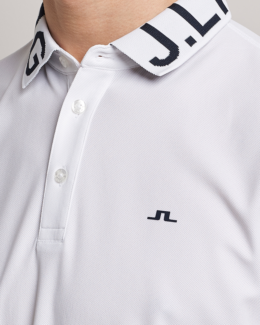 Hombres | Polos | J.Lindeberg | Gus Regular Polo White
