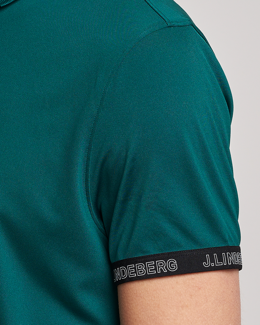 Hombres | Polos | J.Lindeberg | Guy Regular Fit Polo Rain Forest