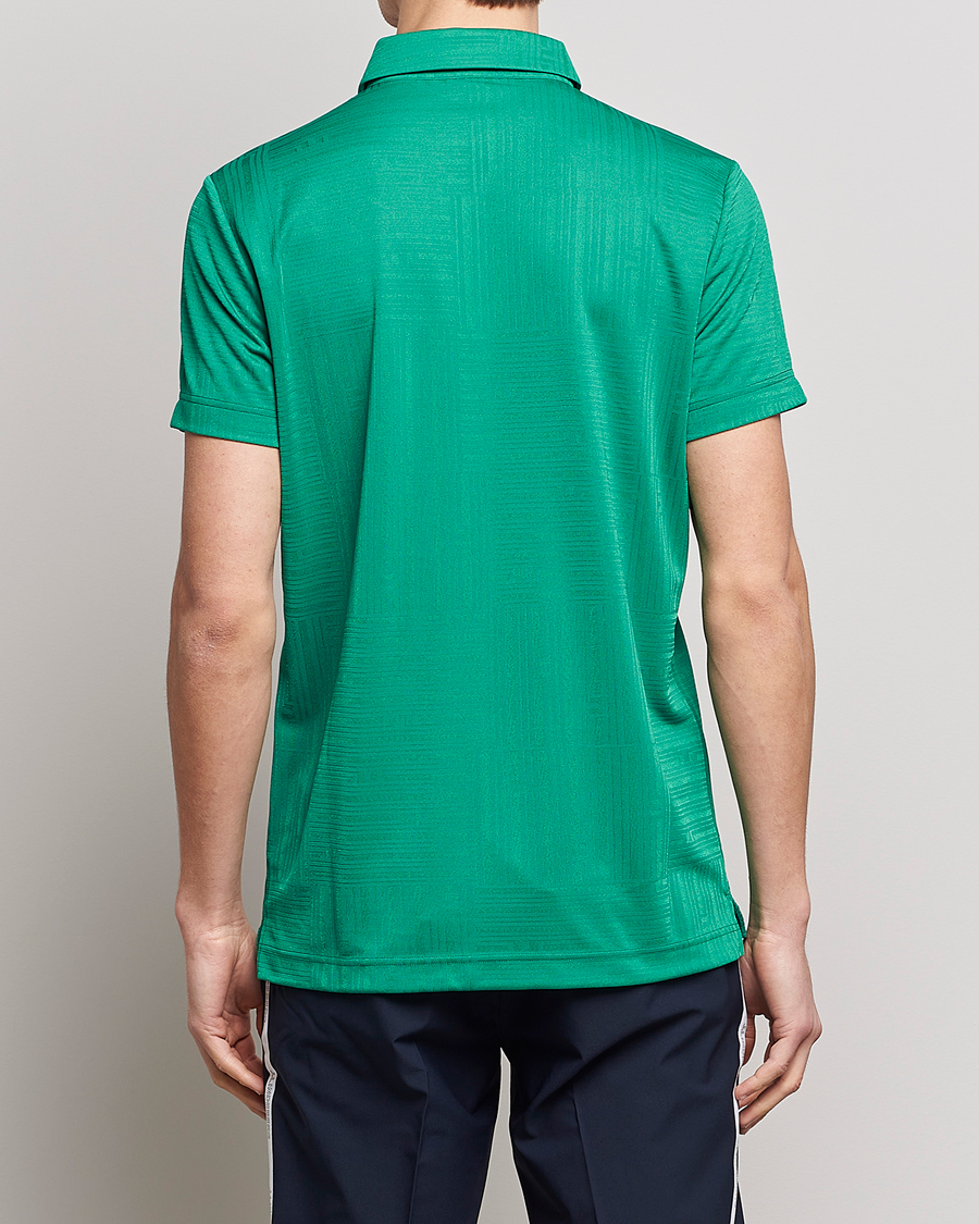 Hombres | Polos | J.Lindeberg | Alfred Mesh Jacquard Regular Fit Polo Bosphorus