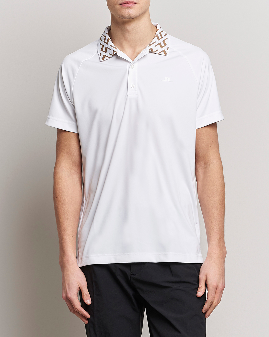 Hombres | Polos | J.Lindeberg | Rui TX Jersey Polo White