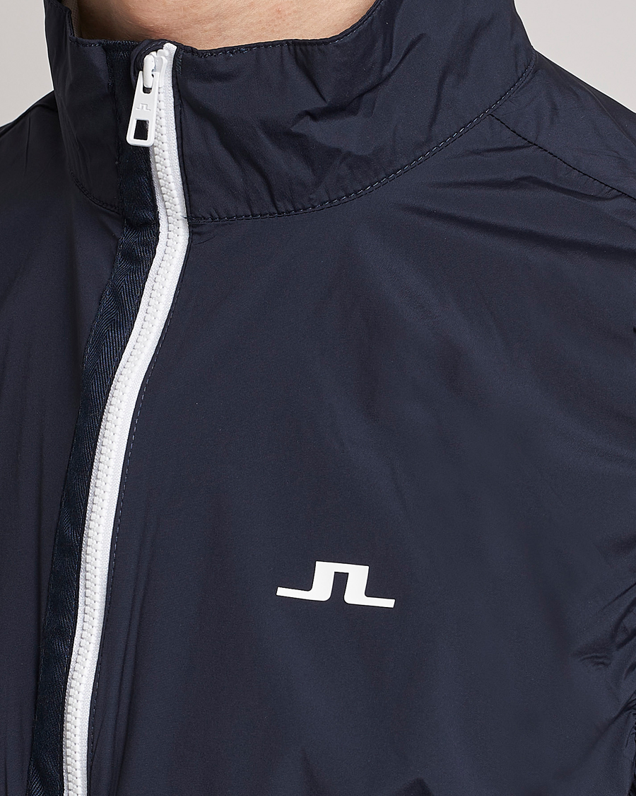 Hombres | Chalecos | J.Lindeberg | Ash Light Packable Vest Navy