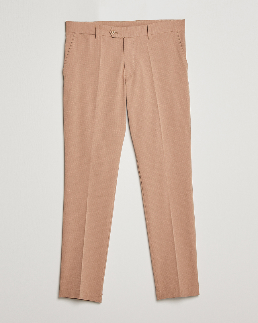 Hombres | Pantalones | J.Lindeberg | Vent Golf Trousers Tiger Brown