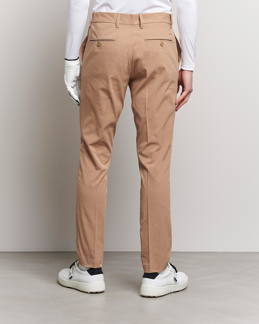 Hombres | Pantalones | J.Lindeberg | Vent Golf Trousers Tiger Brown