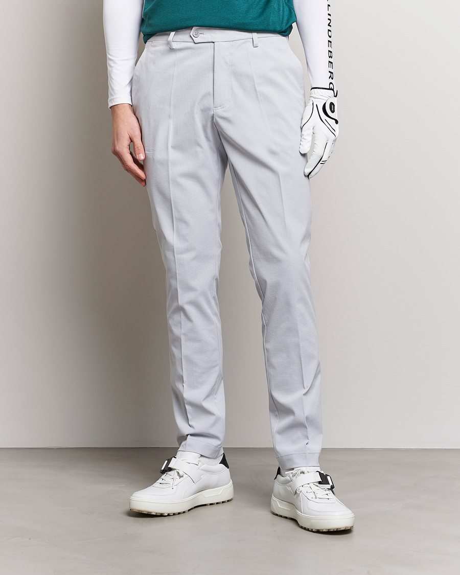 Hombres | Pantalones | J.Lindeberg | Vent Golf Trousers High Rise Grey
