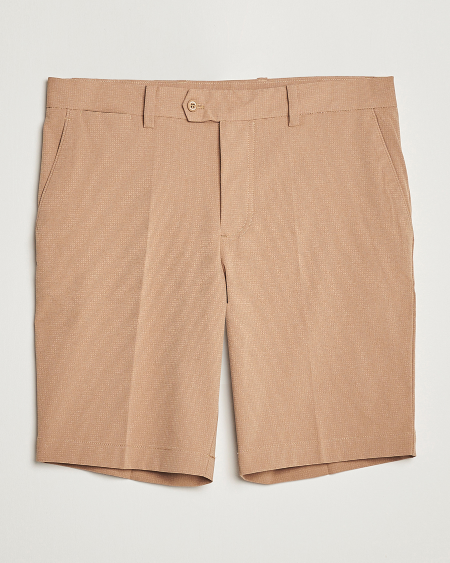 Hombres | Pantalones cortos | J.Lindeberg | Vent Golf Shorts Tiger Brown