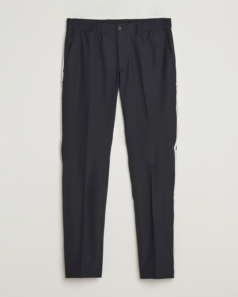 Hombres | Pantalones | J.Lindeberg | Stuart Stretch Stripe Golf Trouses Black