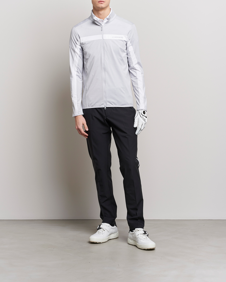 Hombres | Pantalones | J.Lindeberg | Stuart Stretch Stripe Golf Trouses Black