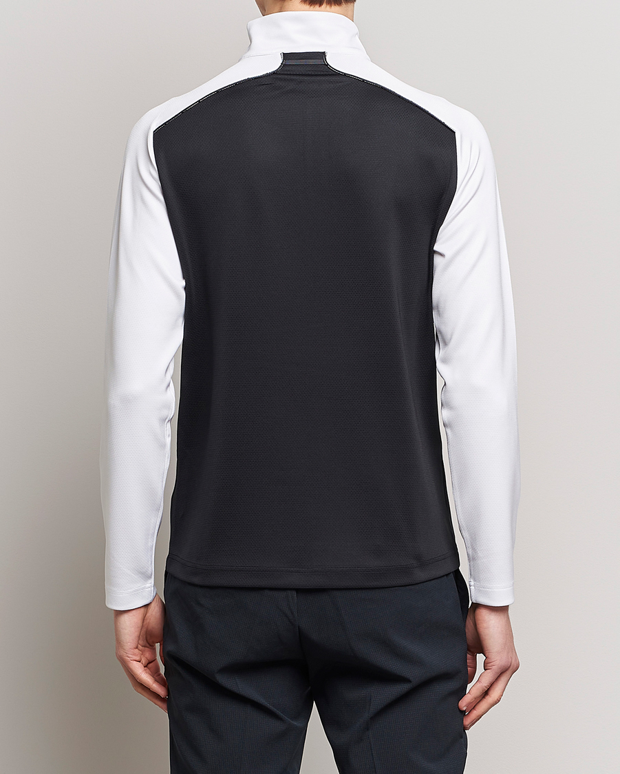 Hombres | Jerséis y prendas de punto | J.Lindeberg | Terry Mid Layer Half Zip White