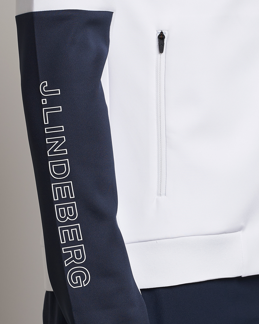 Hombres | Abrigos y chaquetas | J.Lindeberg | Lazarus Mid Layer Full Zip White