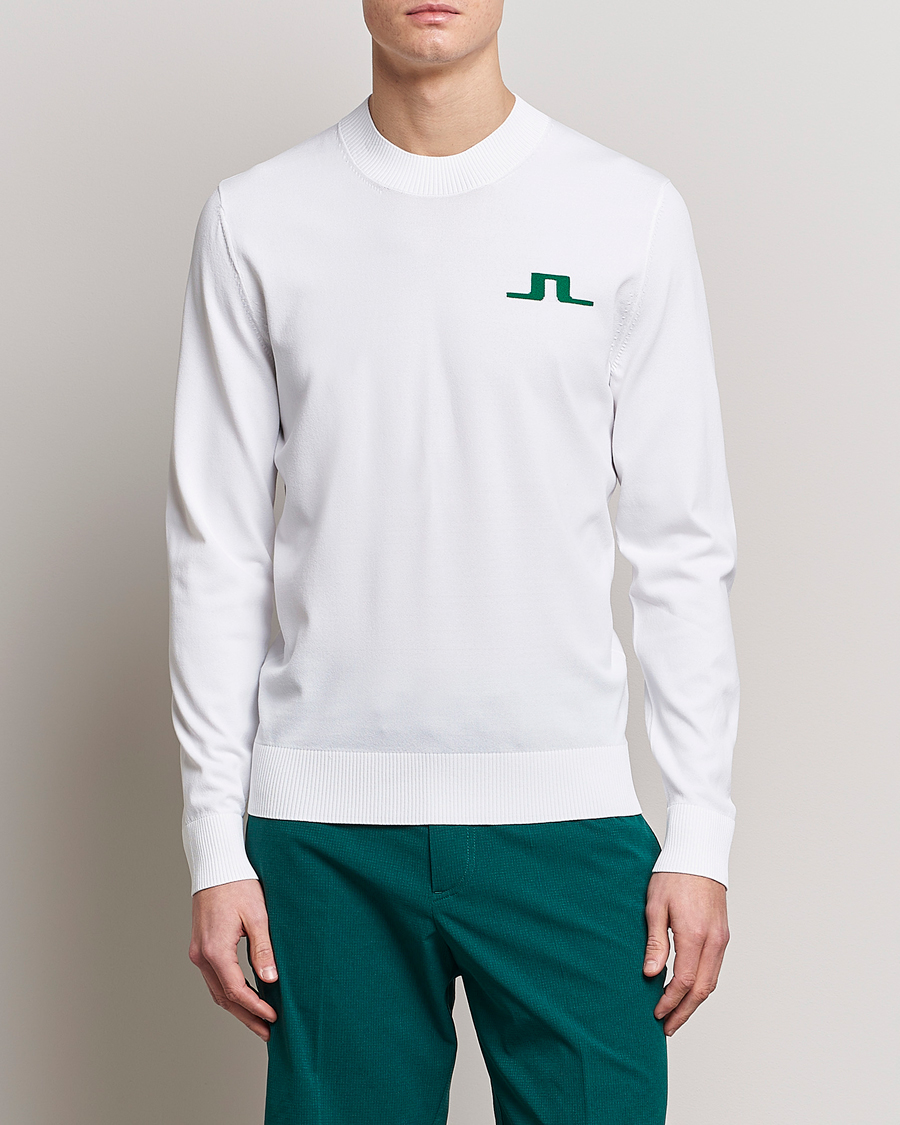Hombres | Jerséis y prendas de punto | J.Lindeberg | Gus Knitted Sweater White