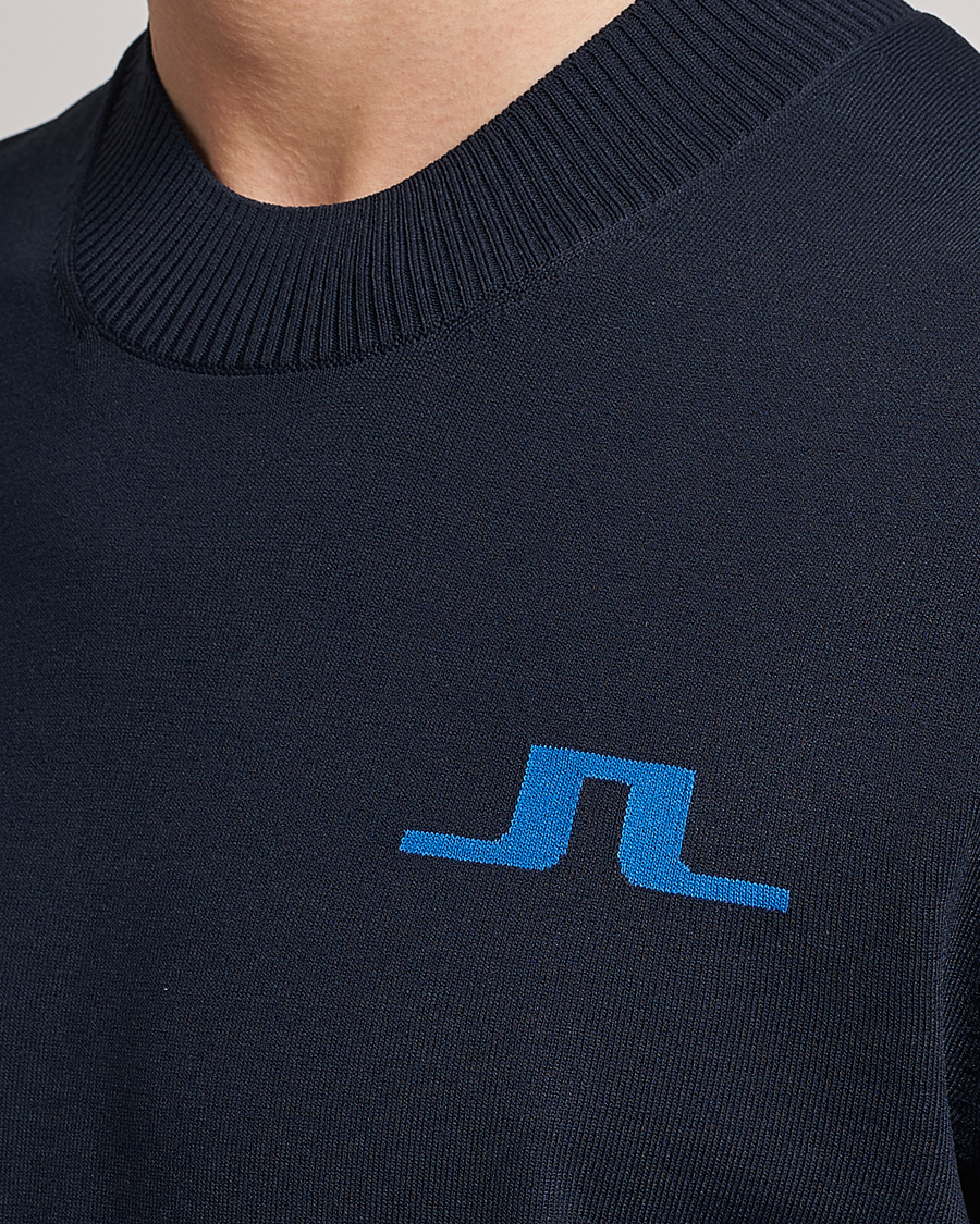 Hombres | Jerséis y prendas de punto | J.Lindeberg | Gus Knitted Sweater Navy