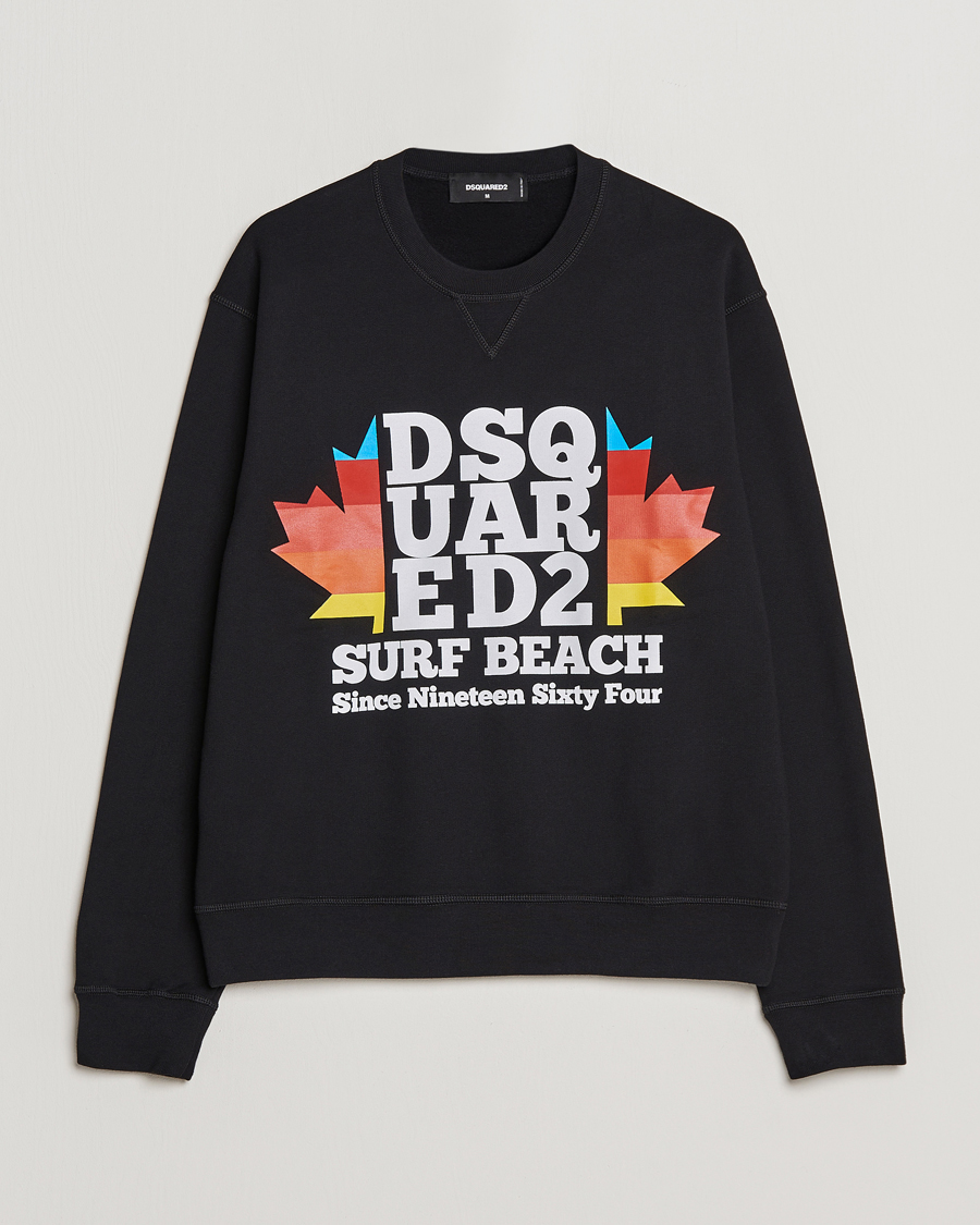 Hombres | Jerséis y prendas de punto | Dsquared2 | Surf Beach Sweatshirt Black