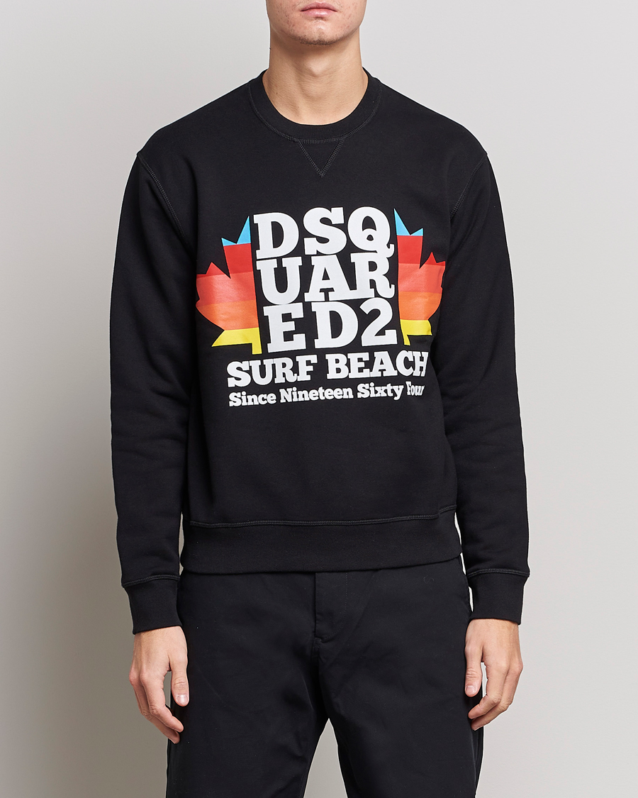 Hombres | Jerséis y prendas de punto | Dsquared2 | Surf Beach Sweatshirt Black