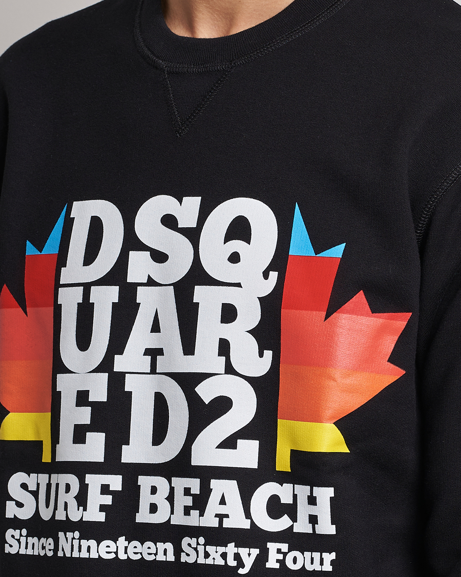 Hombres | Jerséis y prendas de punto | Dsquared2 | Surf Beach Sweatshirt Black