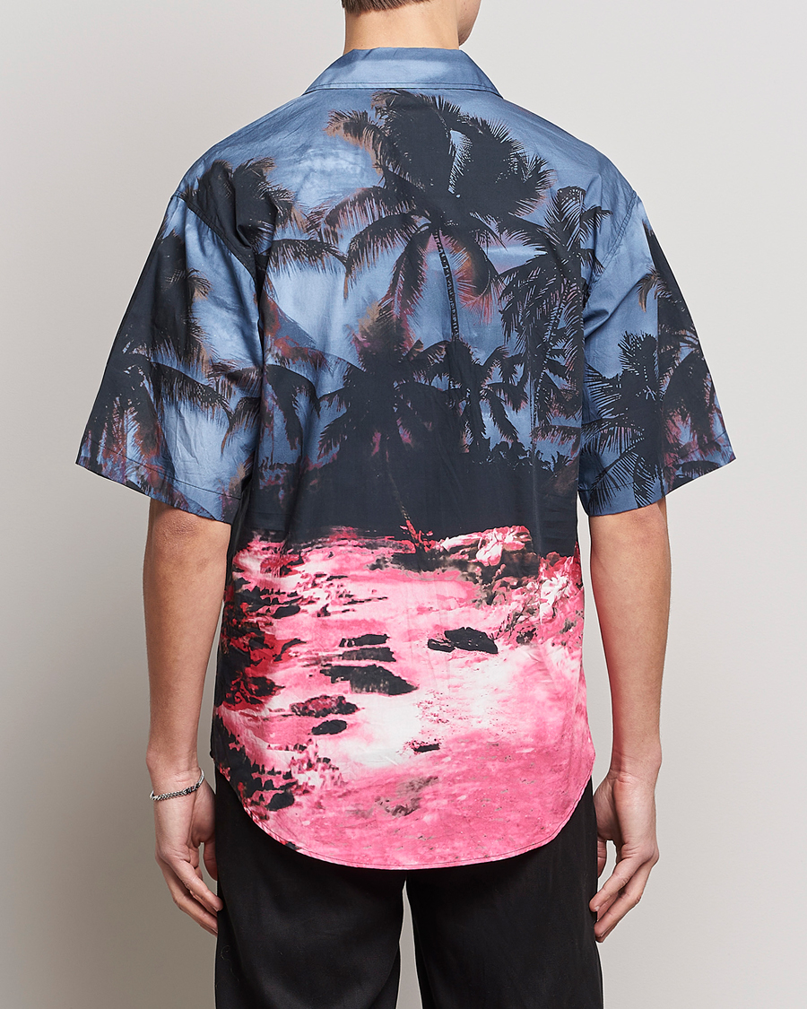 Hombres | Camisas | Dsquared2 | Palm Tree Bowling Shirt Purple