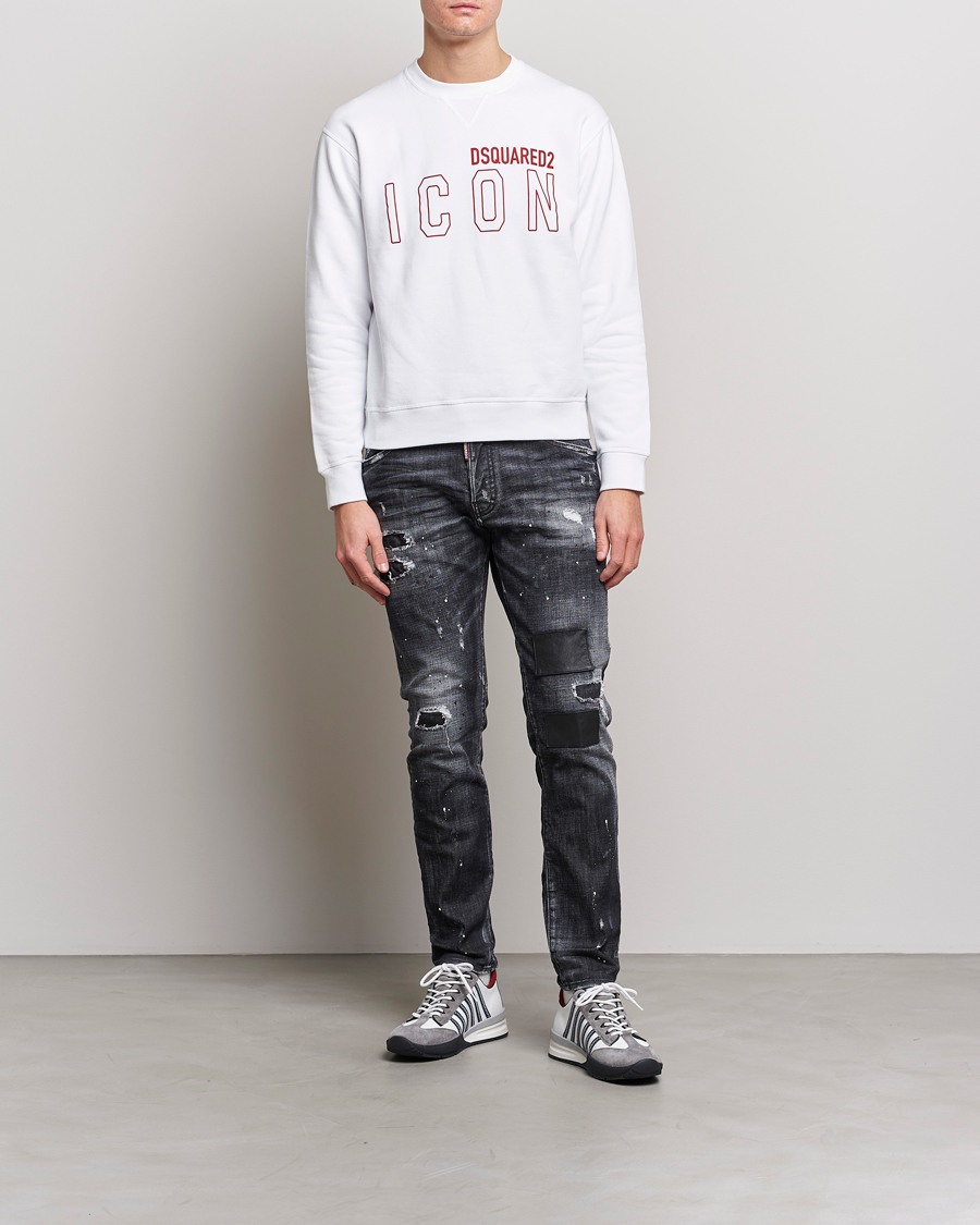 Hombres | Vaqueros | Dsquared2 | Skater Jeans Medium Black Wash