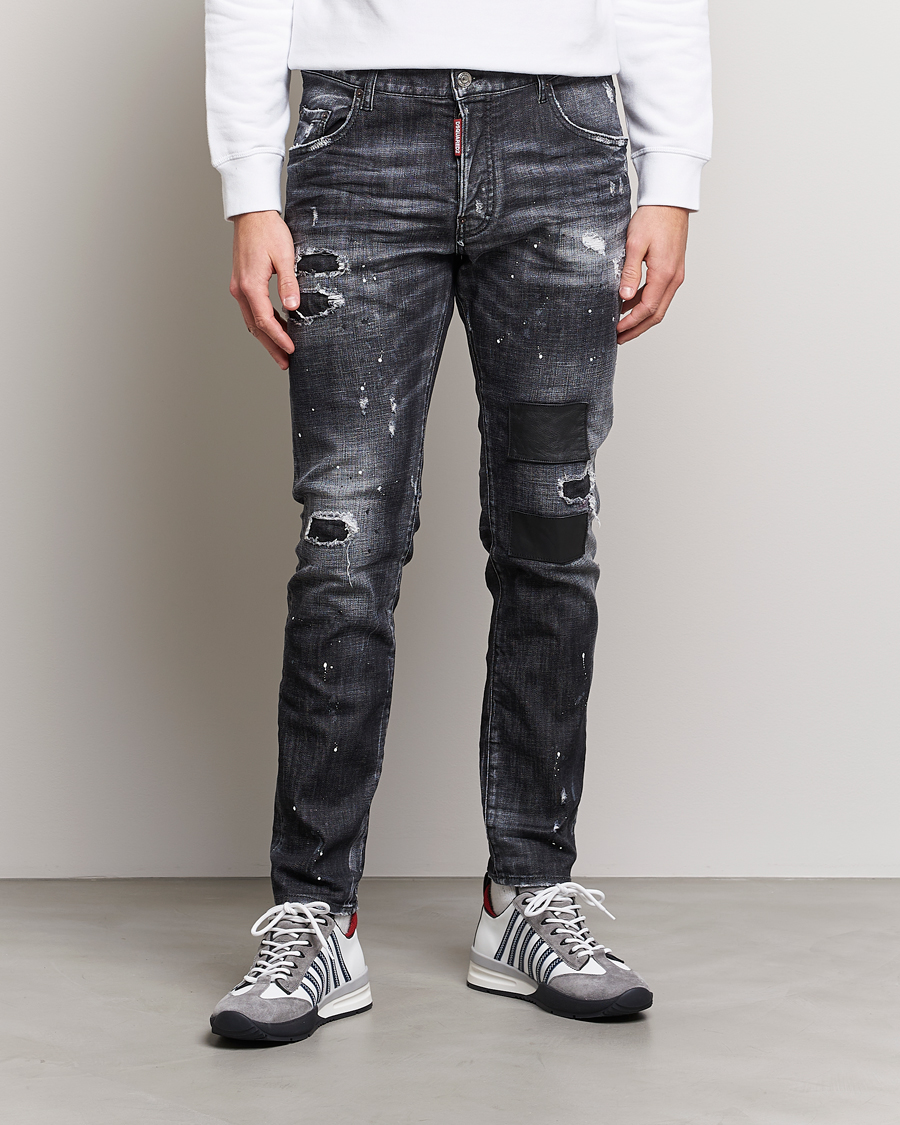 Hombres | Vaqueros | Dsquared2 | Skater Jeans Medium Black Wash