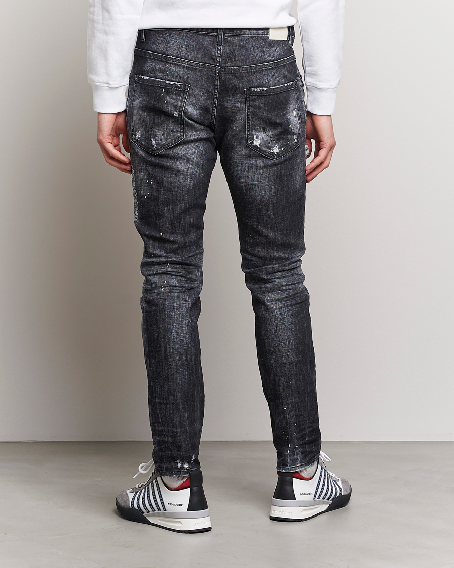 Hombres | Vaqueros | Dsquared2 | Skater Jeans Medium Black Wash
