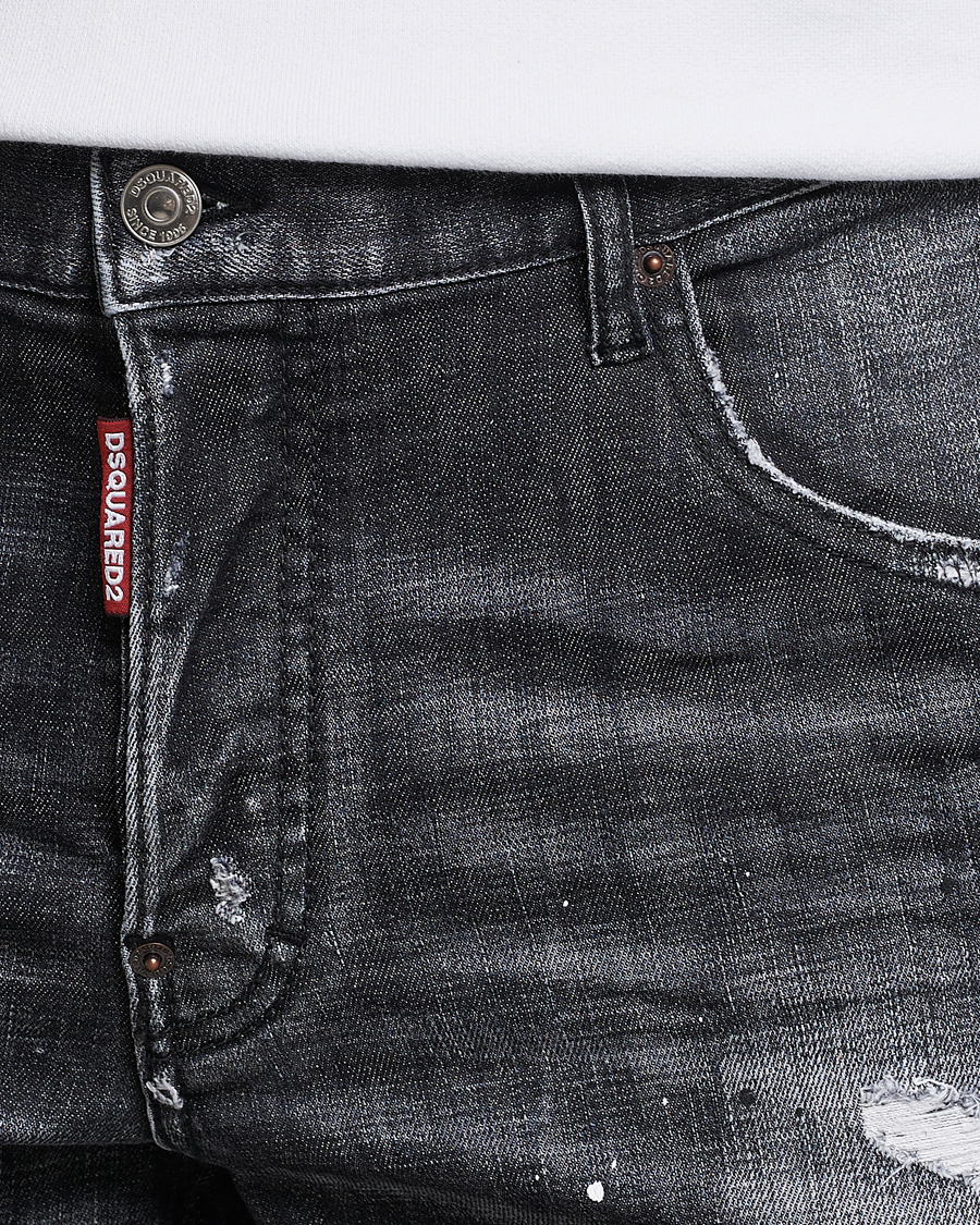 Hombres | Vaqueros | Dsquared2 | Skater Jeans Medium Black Wash