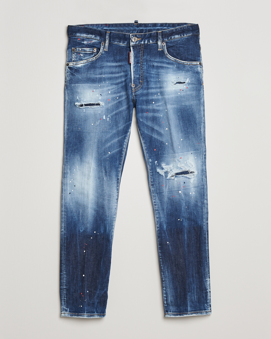Hombres | Vaqueros | Dsquared2 | Skater Jeans Deep Blue Wash