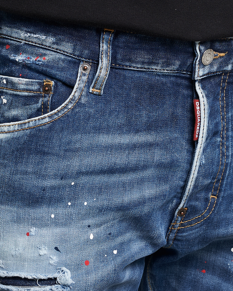 Hombres | Vaqueros | Dsquared2 | Skater Jeans Deep Blue Wash