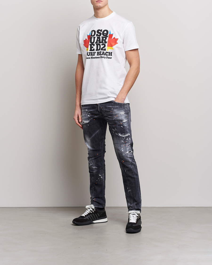 Hombres | Vaqueros | Dsquared2 | Skater Jeans Black Wash