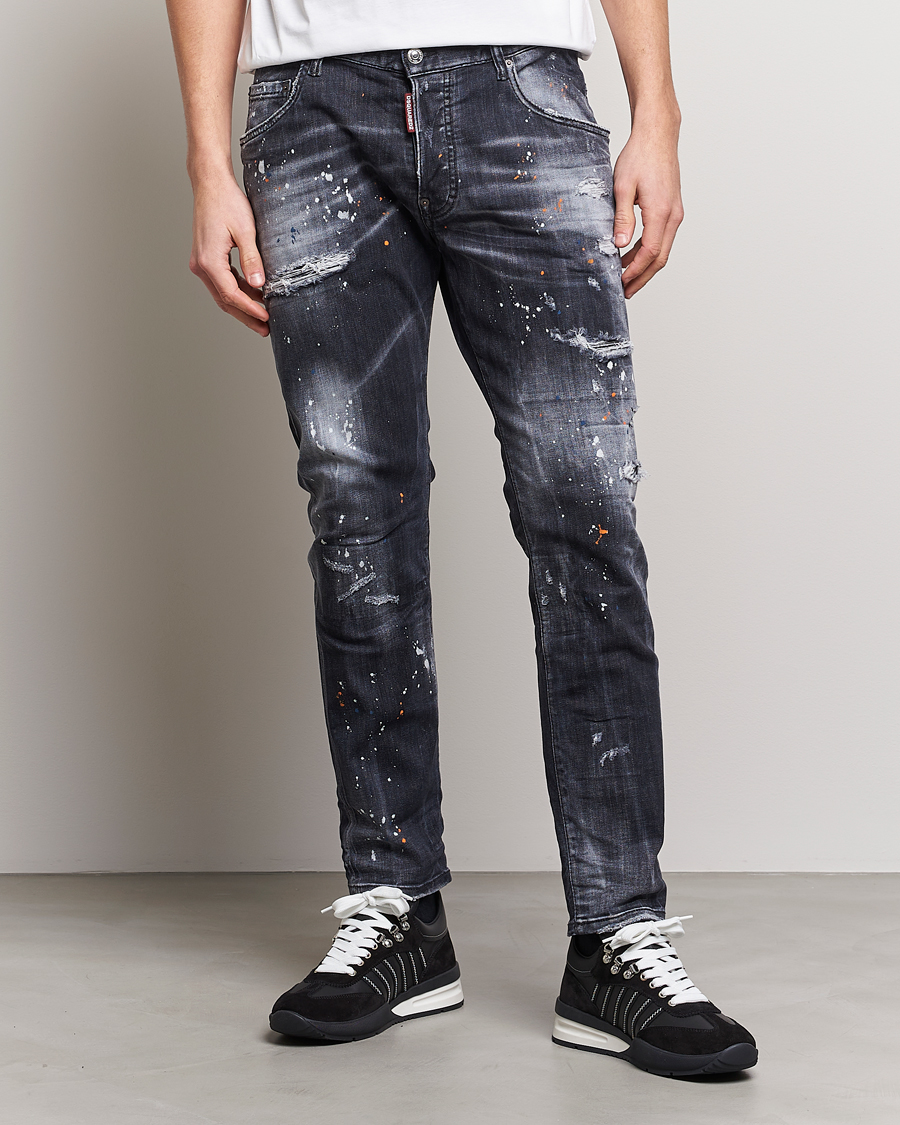 Hombres | Vaqueros | Dsquared2 | Skater Jeans Black Wash
