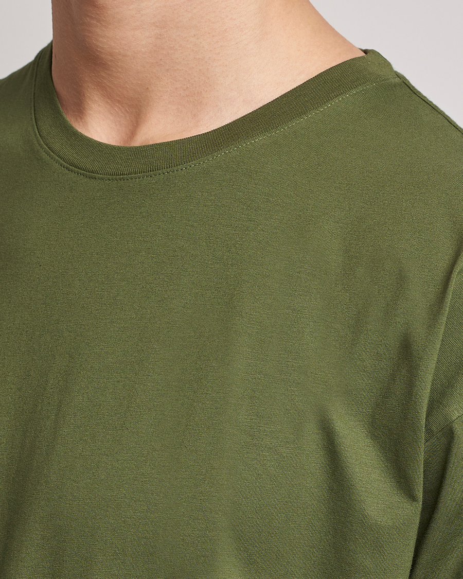 Hombres | Camisetas | Jeanerica | Marcel Crew Neck T-Shirt Army Green