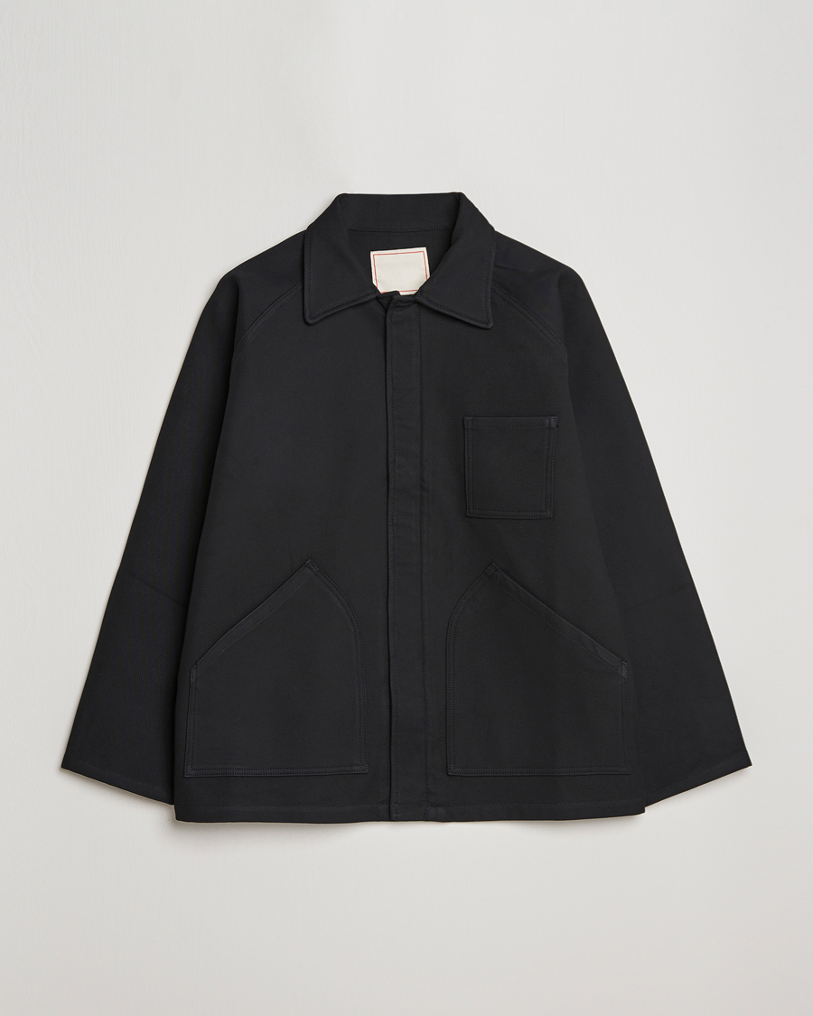 Hombres | Abrigos y chaquetas | Jeanerica | Tom Heavy Workwear Shirt Jacket Black