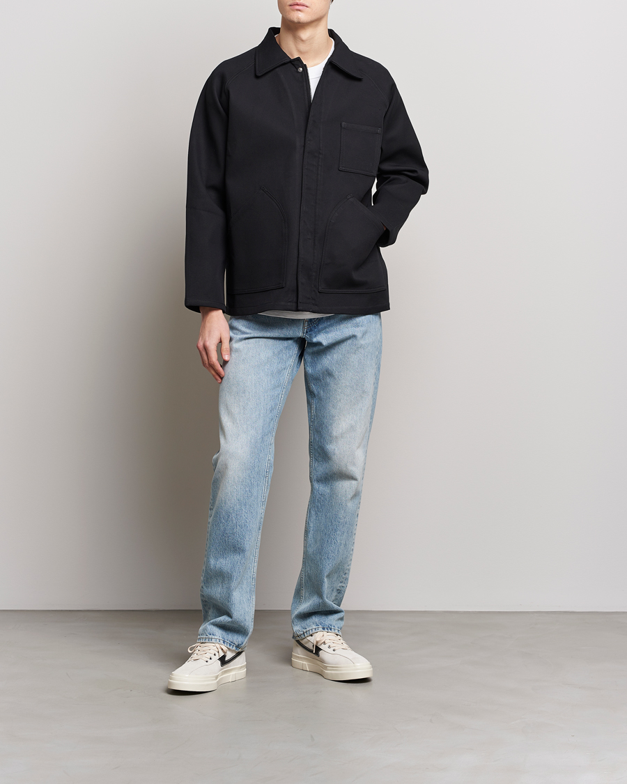Hombres | Abrigos y chaquetas | Jeanerica | Tom Heavy Workwear Shirt Jacket Black