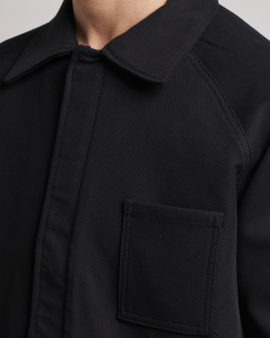 Hombres | Abrigos y chaquetas | Jeanerica | Tom Heavy Workwear Shirt Jacket Black