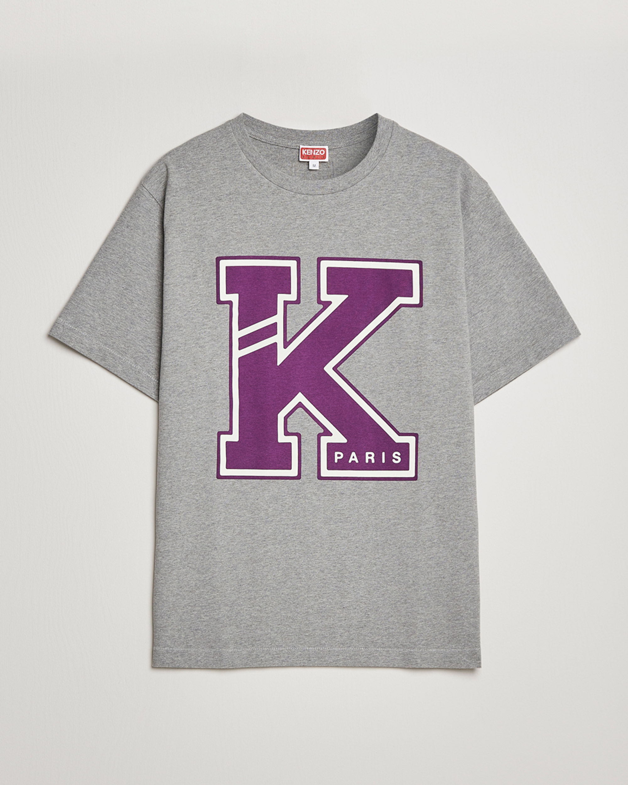 Hombres | Camisetas | KENZO | College Classic T-Shirt Pearl Grey