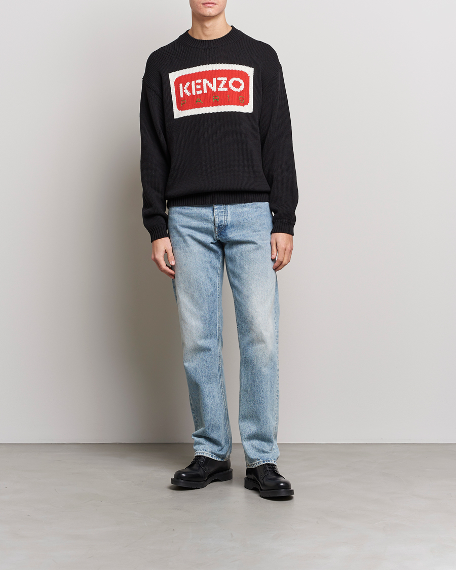 Hombres | Jerséis y prendas de punto | KENZO | Paris Logo Jumper Black