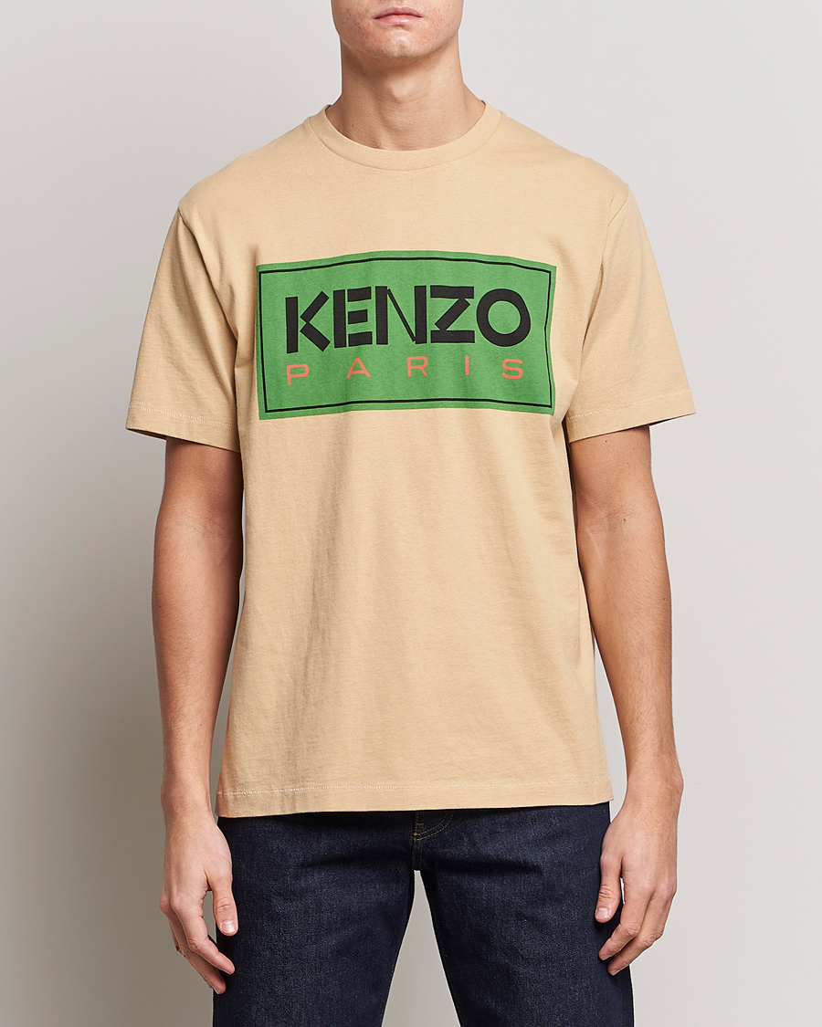 Hombres | Camisetas | KENZO | Paris Classic T-Shirt Beige